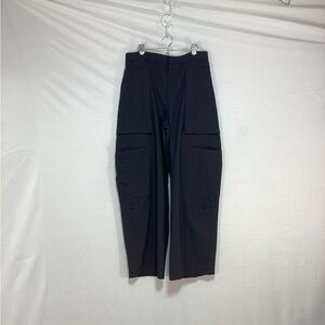 NWT Zara Black XL Cargo Pants lots of pockets